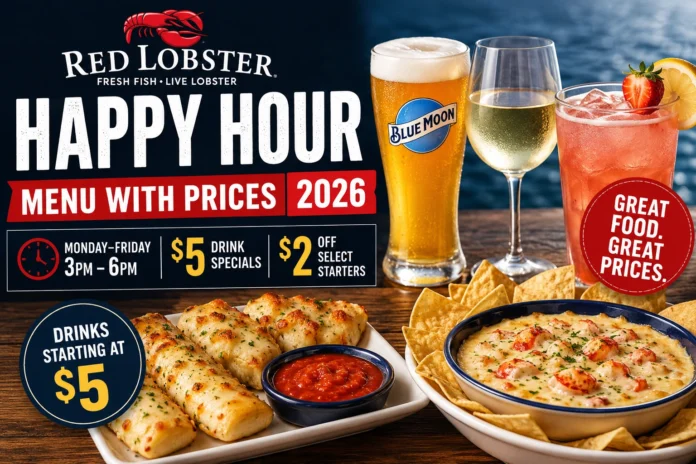 Red Lobster Happy Hour Menu