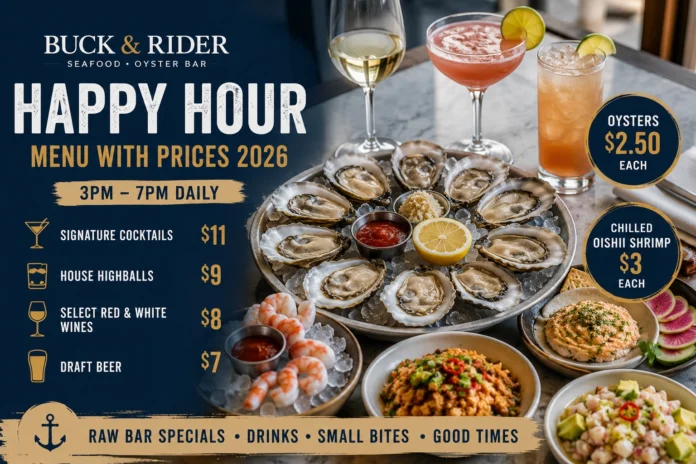 Buck & Rider Happy Hour