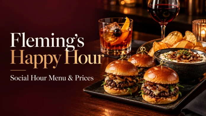 Fleming’s happy hour