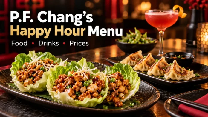 P.F. Chang’s Happy Hour Menu