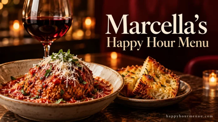 Marcella’s happy hour