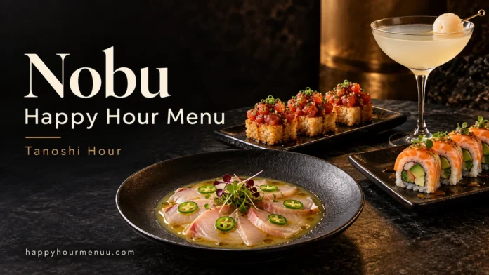 nobu happy hour